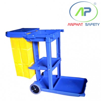 Xe đẩy vệ sinh công nghiệp ((L)1135mm x (W)510mm x (H)980 mm)